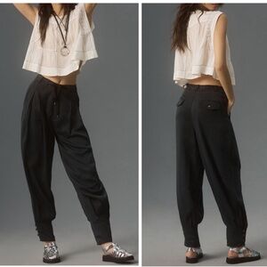 Anthropologie Black Scout Cuffed Pants New With Tags